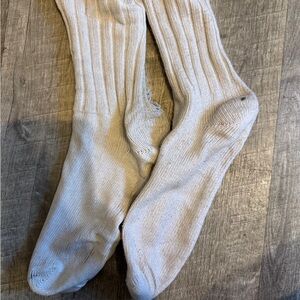 Well worn gym socks